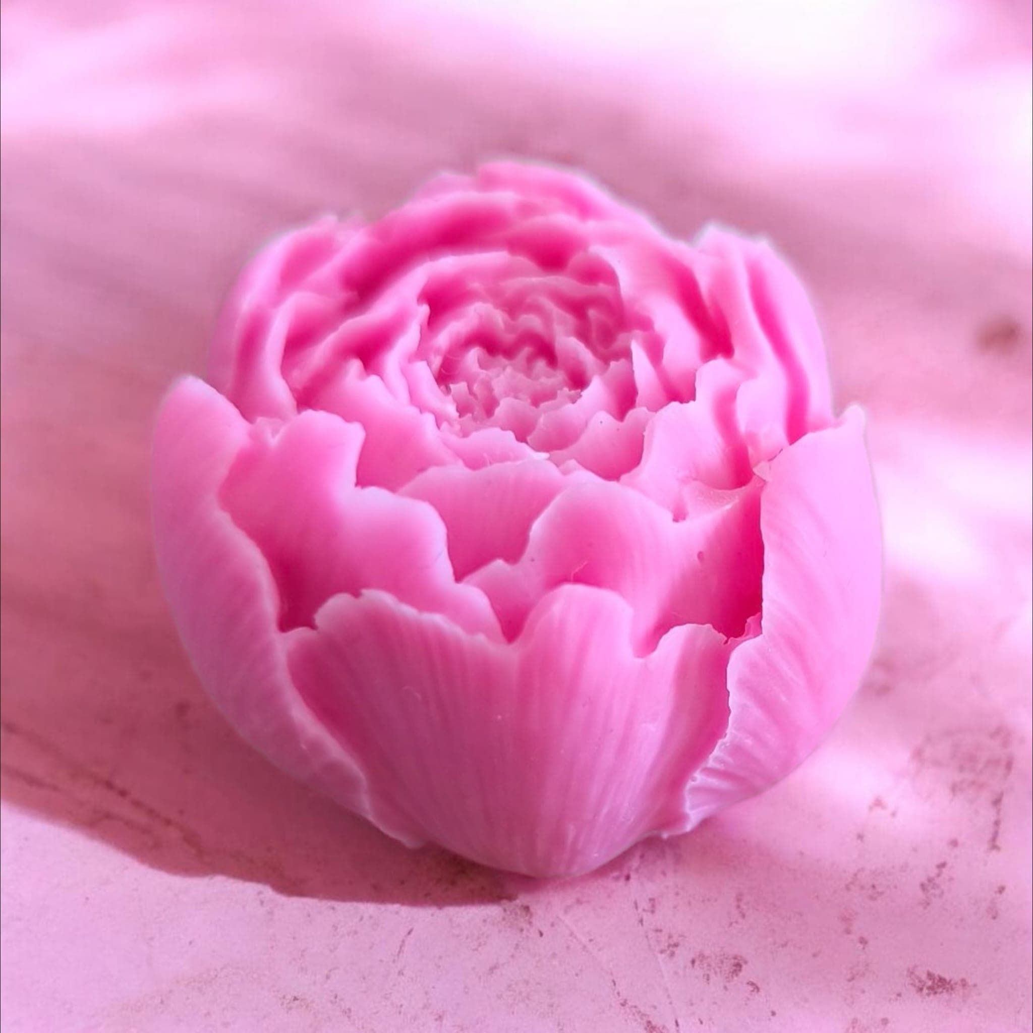 Bougie décorative fleur